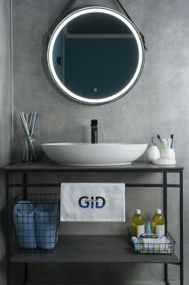 Раковина Gid N9438 51151 накладная белая 65x43x12